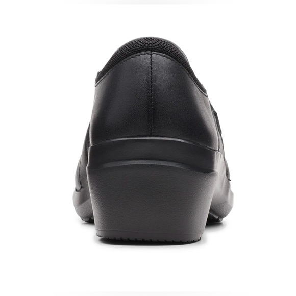 Clark’s collection ULTIMATE comfort ANGIE PEARL BLACK LEATHER Upper CUIR NOIR - Picture 6 of 16
